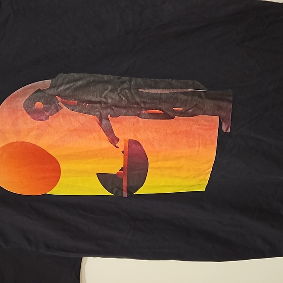 Star Wars Disney Lucasfilm The Mandalorian black short sleeve tee XL Unisex EUC - Picture 5 of 5
